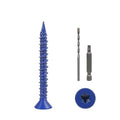 CHENGFIX Concrete Screws Kit, 5 Sizes, Flat Head, Torx Drive, by Unknown
