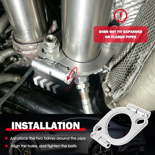 2PCS 2" Split Exhaust Flange Repair Kit - Image 6