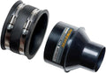 POWERTEC 70322 4 Inch to 2-1/2 Inch Reducer and 4 Inch Dust Control Flex Cuff by POWERTEC