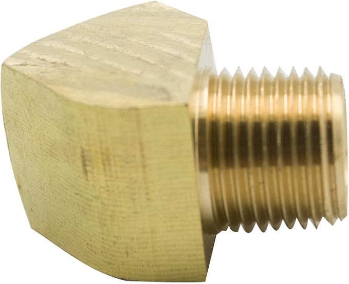 45 Degree Street Elbow 1/8" NPT Male x 1/8" NPT Female Brass Pipe Fitting - Image 4