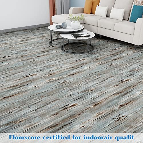 Lareko Peel and Stick Floor Tile, Waterproof Vinyl Plank Flooring - Image 3