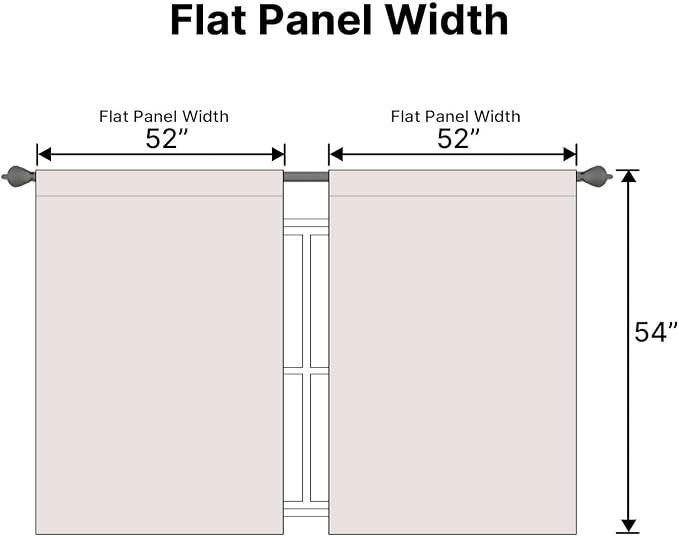 H.VERSAILTEX Blackout Curtains Thermal Insulated Window Treatment Panels Room - Image 6