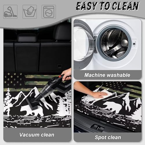 Camo Bear Universal Moving Trunk Mat 29"x39" – Heavy Duty Waterproof Cargo Liner - Image 5