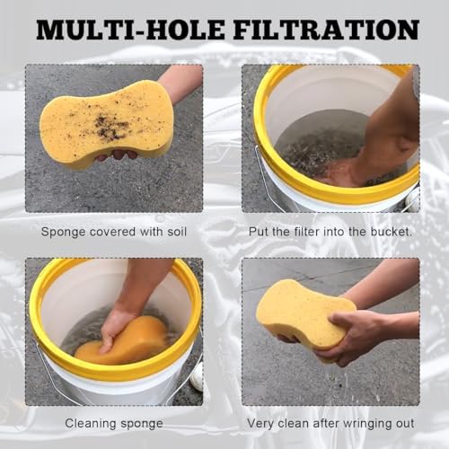 Yourkar 2 PCS Car Wash Bucket Inserts, Plastic Vehicle Wash Bucket Insert - Image 6