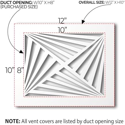 SABA Home Decor White Air Vent Cover - Image 2
