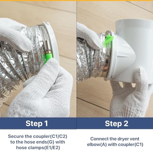 LOVIGA 90 Degree Dryer Vent Elbow - Image 4