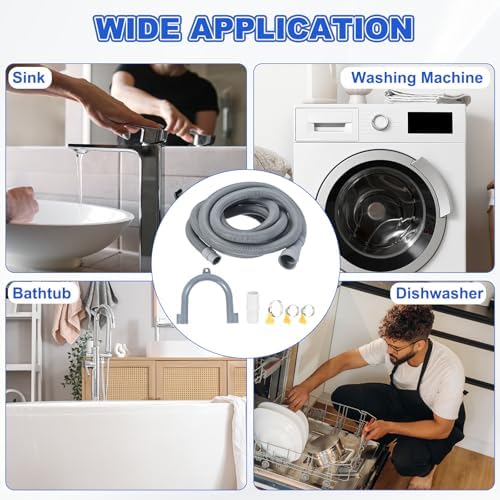 PATIKIL Washing Machine Drain Hose 5m/16.4FT - Image 7