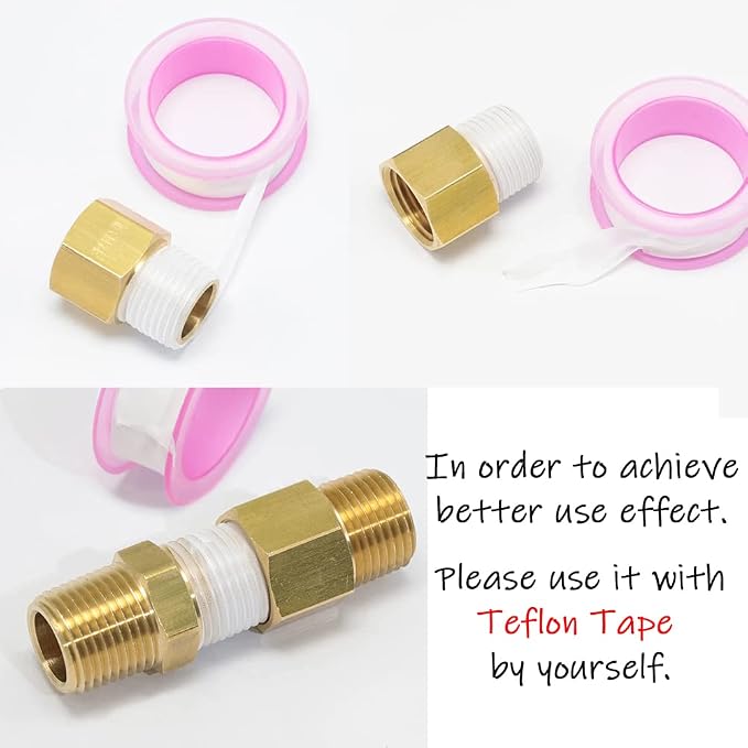 Uenede Brass 3/4" NPT Female to 1" NPT Female Reducer Adapter - Image 6