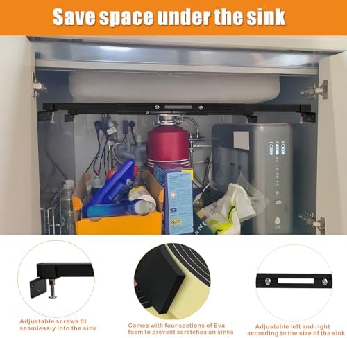 Adjustable Undermount Sink Brackets, Heavy Duty Undermount Sink Repair Kit Help - Image 5