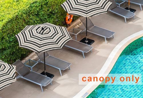 MASTERCANOPY Patio Umbrella 9ft Replacement Canopy - Image 5