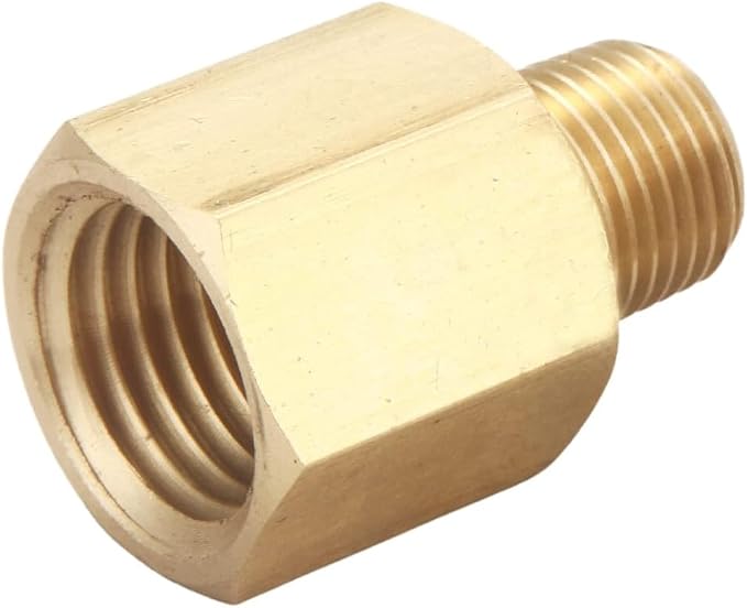 1/8" NPT Male to Female Pipe |, Brass Reducer Adapter 2PCS - Image 5