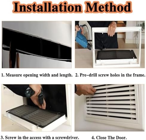 Black Return Air Grille 16x32in - Image 6