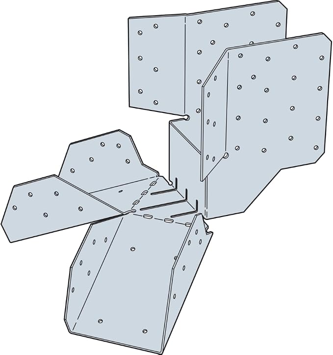 Simpson Strong-Tie HHRC44 Hip-Ridge Face-Mount Connector - Image 8