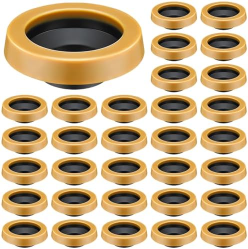 Marsui 30 Pack Toilet Wax Ring Thick Toilet Bowl Wax Ring Gasket by Marsui