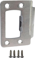Stainless Steel Door Latch Restorer Strike Plate, Universal Door Lock Plate by QCAAHardware