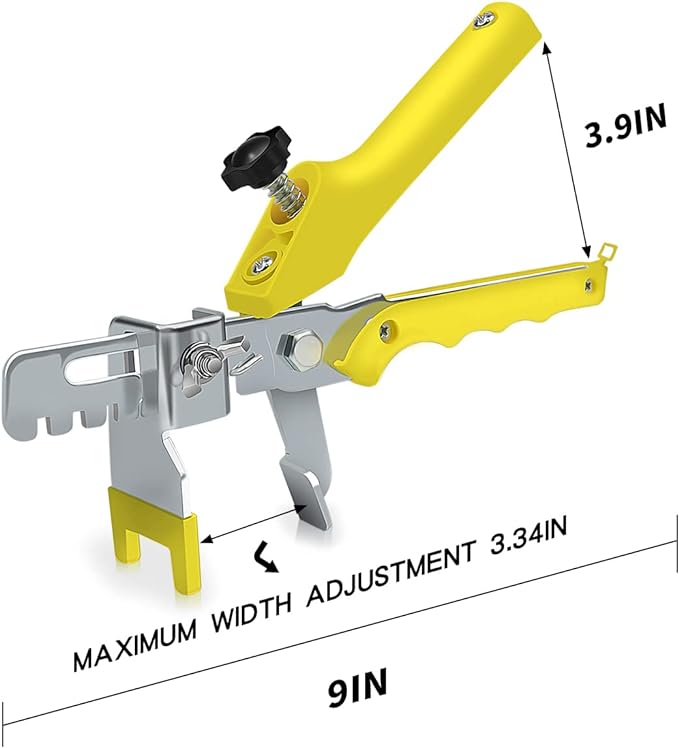 DGSL Tile Leveling System with Plier, 600 Tile Spacers 1/16" and 200 Wedges | - Image 3