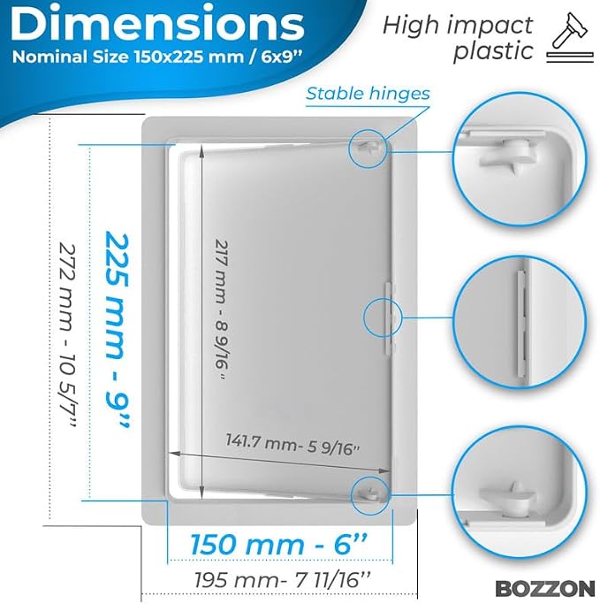 BOZZON Access Panel for Drywall - Image 2