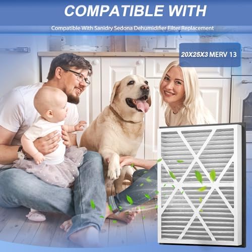 2 Pack 20''x25''x3'' Air Filter Replacement fo Compatible - Image 2