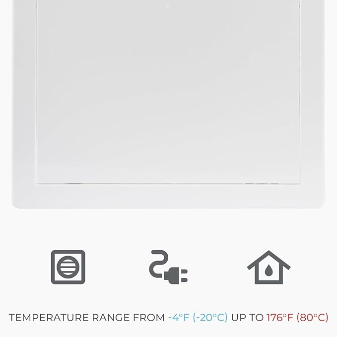 10x16 Inch White Access Panel for Drywall – ABS Plastic Square Wall, Ceiling - Image 6