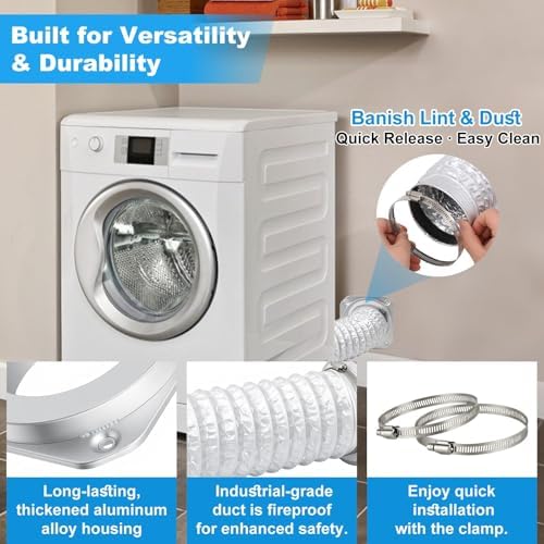 Magnetic Dryer Vent Coupling Kit: Quick Connect/Disconnect, Strong - Image 5