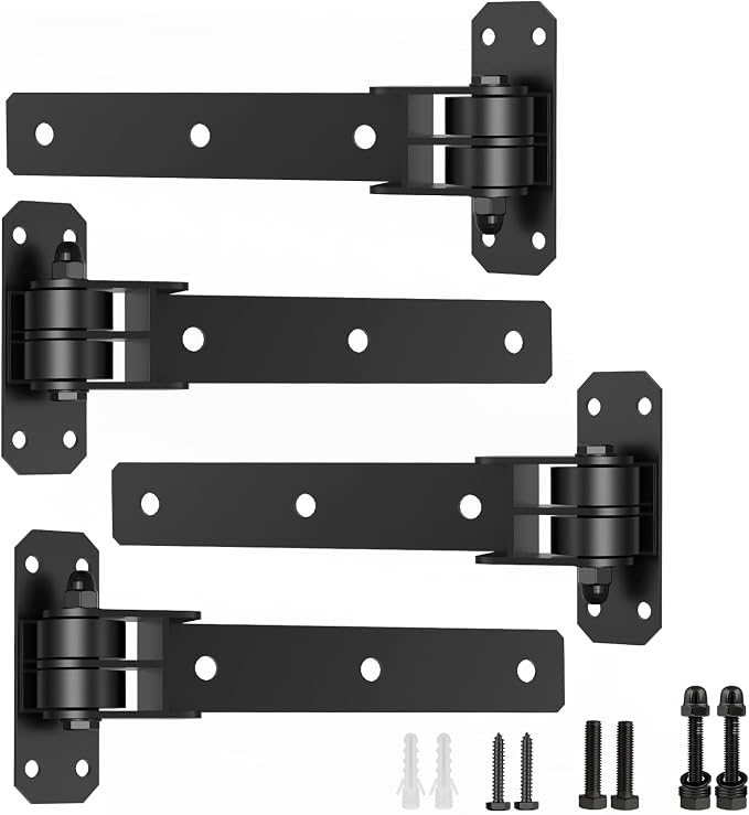 Heavy Duty Gate Hinges 1000 Lbs, 13” Bolt-On/Weld-On 180° Open Gate Hinges | by Unknown