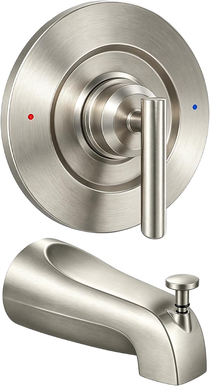 T2901 Shower Trim Kit with Tub Spout, Compatible with Moen Gibson Posi-Temp by Unknown