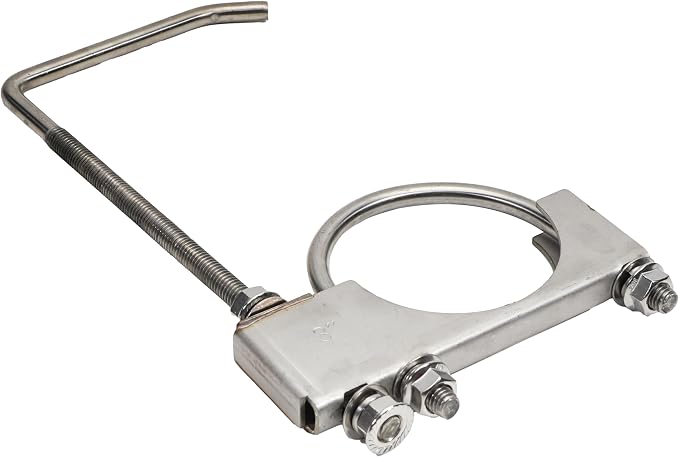 2 Pcs 3.0" Exhaust Clamp with Hanger, Heavy Duty Exhaust Hanger with Clamp - Image 3