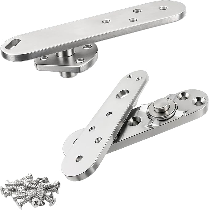 Heavy Duty Pivot Hinge Hold Open Hidden Door Hinge by TamBee