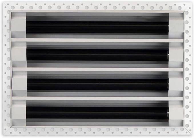 BUILDMART - 12x8 MUD-in Air Vent Cover - Drywall MUD in White Air Vent - MUD - Image 2