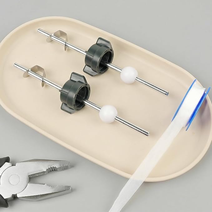2 Pcs Sink Pivot Rod Replacement, 18MM Ball, Pop Up Center Piece Assembly - Image 7