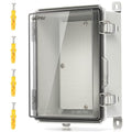 QILIPSU UL94-V0 Outdoor Electrical Box 8.3"x6.3"x3.9" Waterproof Junction Box by QILIPSU