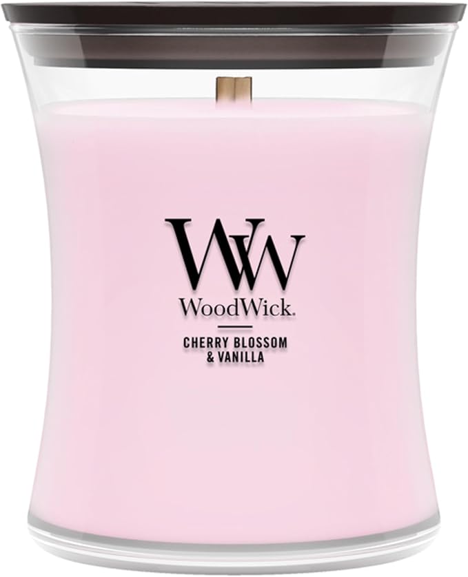 WoodWick Cherry Blossom & Vanilla Medium Hourglass Scented Candle by Unknown