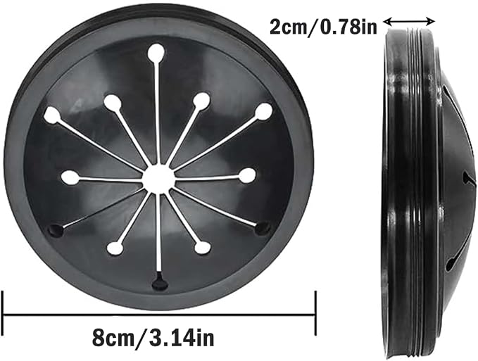 3 Inch Garbage Disposal Splash Guard Collar Sink Stopper Universal Rubber Food - Image 2