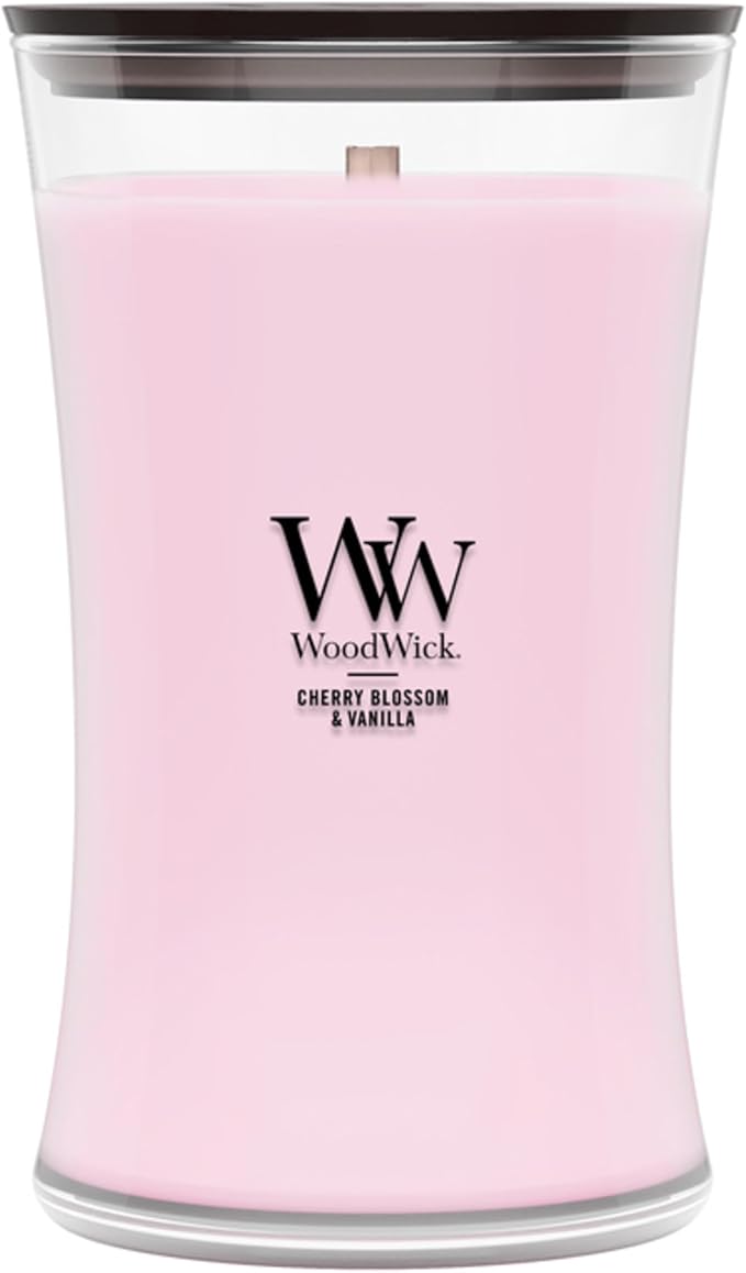 WoodWick Cherry Blossom & Vanilla Large Hourglass Scented Candle by Unknown