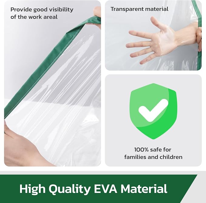 Magnetic Zippered Dust Barrier Door Cover - Image 5
