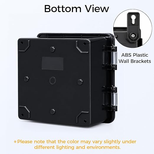 Junction Box IP67 Waterproof Electrical Box ABS Plastic Hinged Shell - Image 5