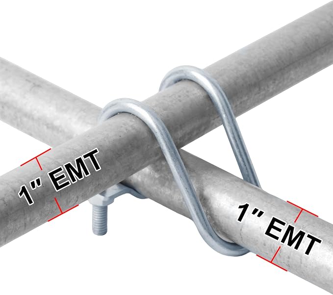 10 PCS Cross Pipe Clamp Fits 1" EMT Conduit - Image 2
