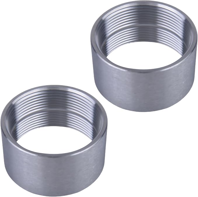 304 Stainless Steel 2 Inch NPT Female Thread Weld On Pipe Fitting Bung 2" NPT by CNRAQR
