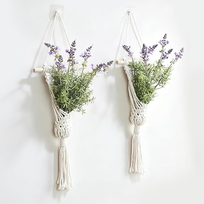 Macrame Wall Hanging Plant by UBOSU