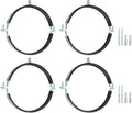 uxcell 4 Pcs Adjustable Pipe Bracket Clamp by uxcell