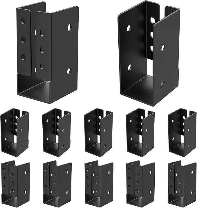 Concealed Joist Hanger 12 Pack 2"x4" Outdoor Concealed-Flange Joist Bracket | - Image 2