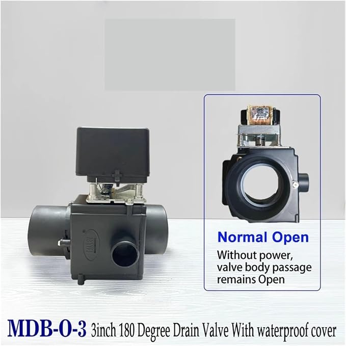 3inch 180degree Washer Drain Valve Drain Pump - Image 2