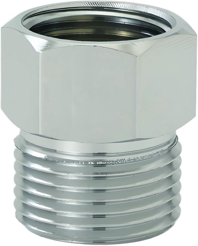 1/2"F to 7/8"M Brass Adapter, Splitter Connector | by Unknown