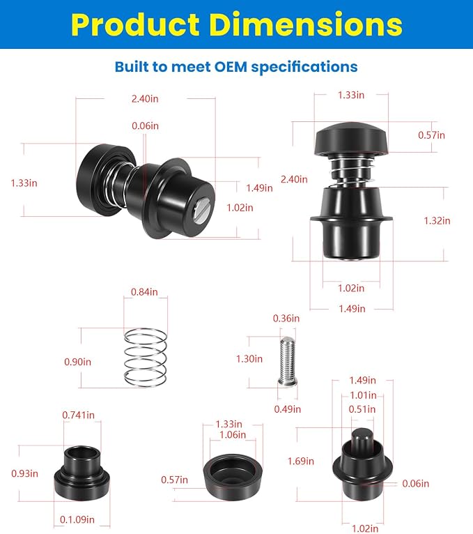 H-541-A 1" Screwdriver Control Stop Repair Kit - Image 5