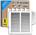 Fits 14x14 Duct Opening | Steel Return Air Grille by Handua | Vent Cover Grill by Handua