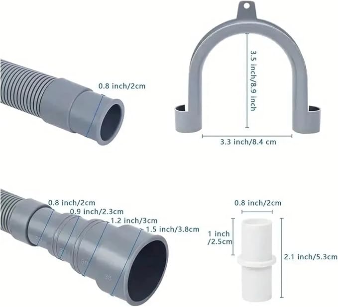 Washing Machine Drain Hose Flexible Dishwasher Drain Hose Extension Kits - Image 4