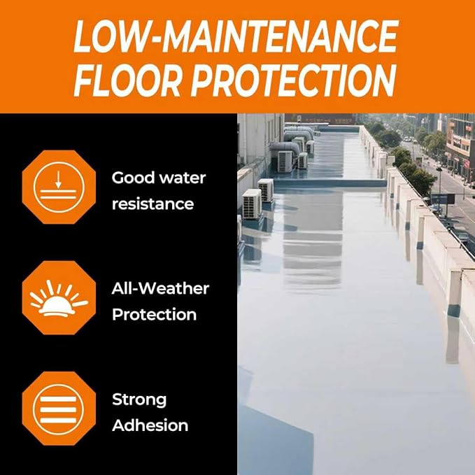 Waterproof Sealant, 1 gallon, transparent, basement wall, bathroom - Image 5