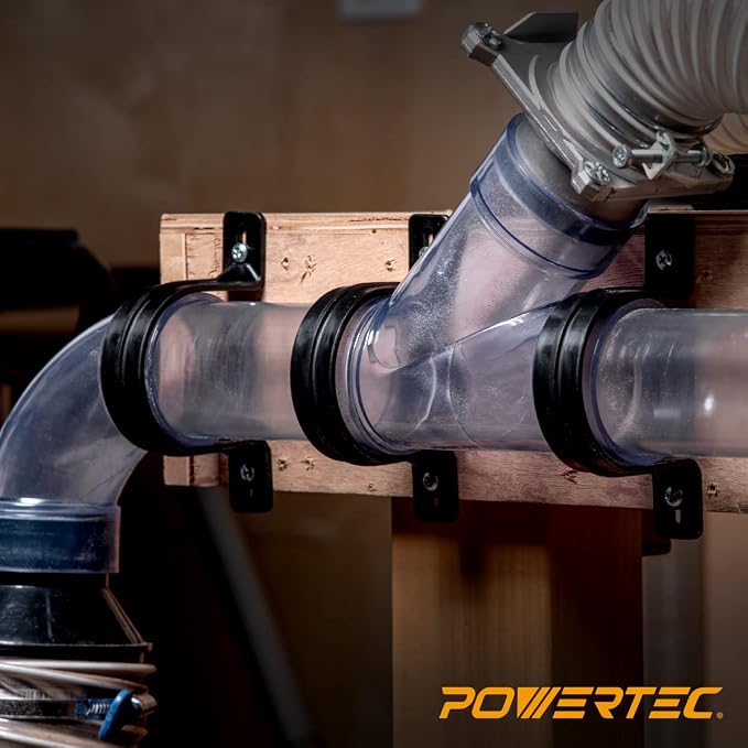 POWERTEC 70319-P2 Hangers for 2-1/2" Dust Collection Hose, Pipes and Dust - Image 7