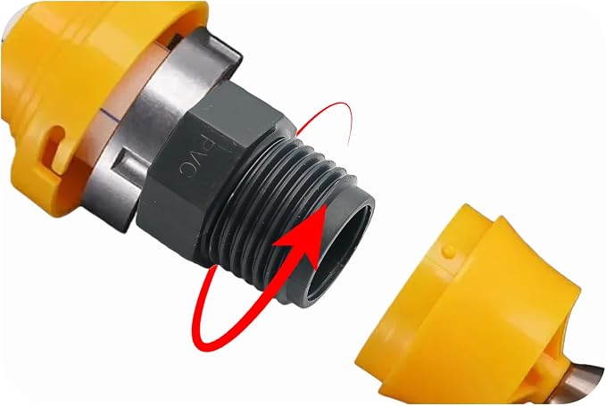 5PCS 1/2" PVC Hex Nipple Fitting, G1/2 X G1/2 Male Thread Coupling Adapter - Image 6