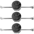HXH Round Ceiling Electrical Box, 3 Pack | 20 Cu.In. PVC Adjustable Ceiling Box by HUIXHAO